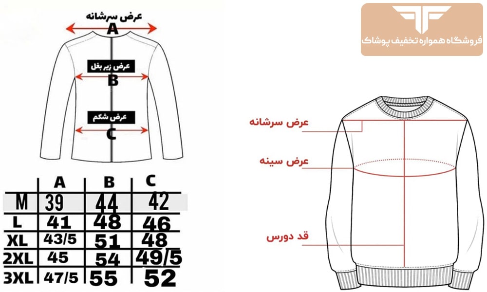 راهنمای انتخاب سایز مناسب دورس برای آقایان و خانم ها