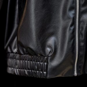 جکت چرم رنگ مشکی