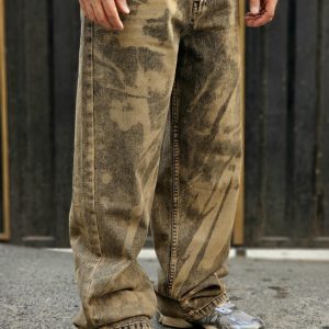 شلوار لی بگ شست کثیف