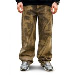 شلوار لی بگ شست کثیف