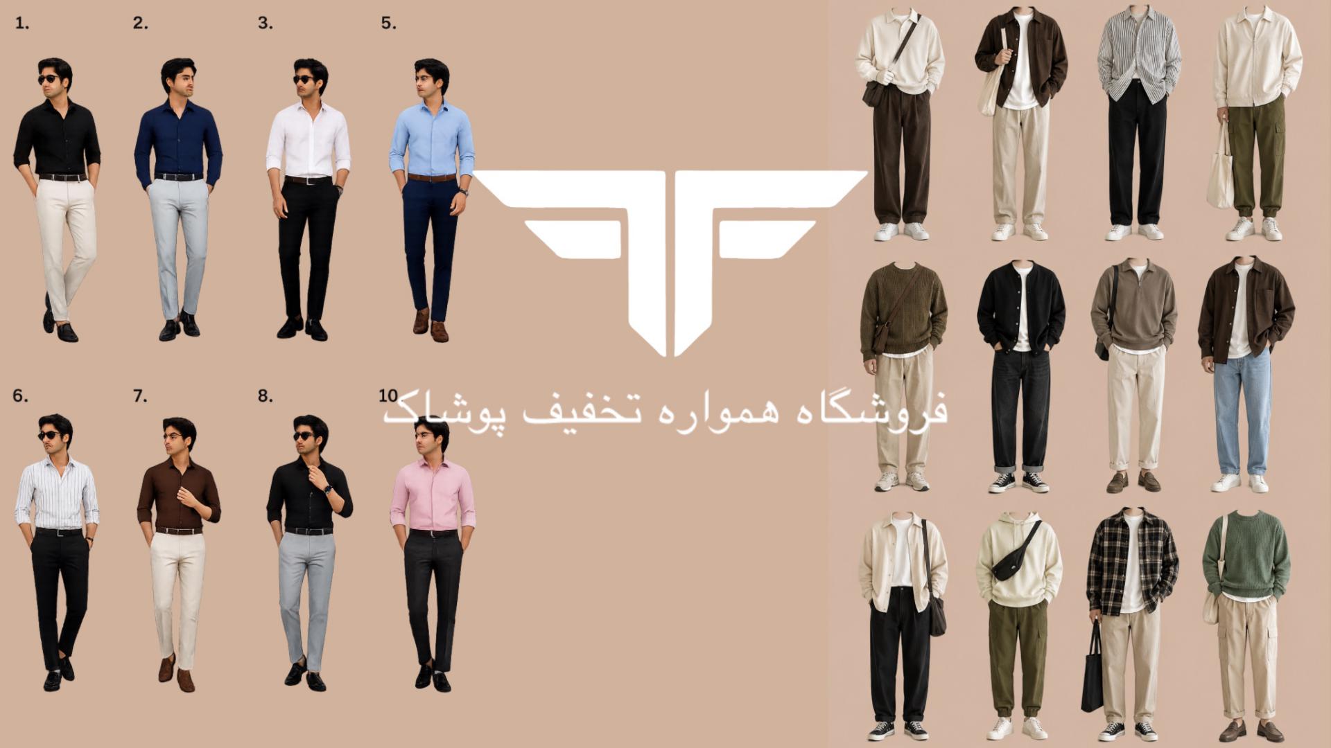 ست رنگ لباس مردانه؛ راهنمای کامل ترکیب رنگ لباس ها
